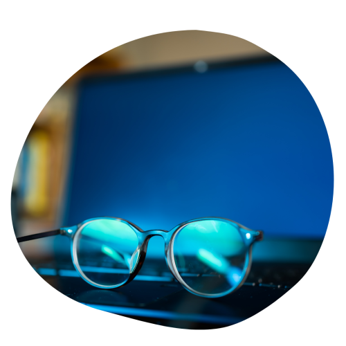 Blaulichtfilterbrille
