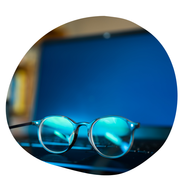 Blaulichtfilterbrille