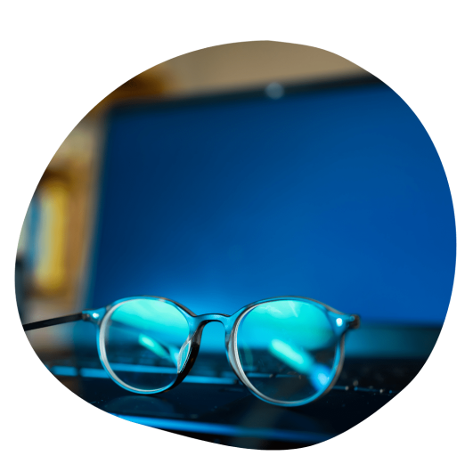 Blaulichtfilterbrille